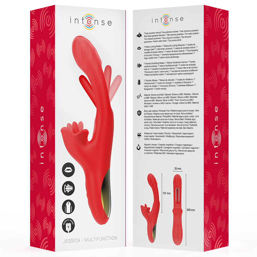Intense Jessica Multifunktionsvibrator Klitorisstimulation 24,8