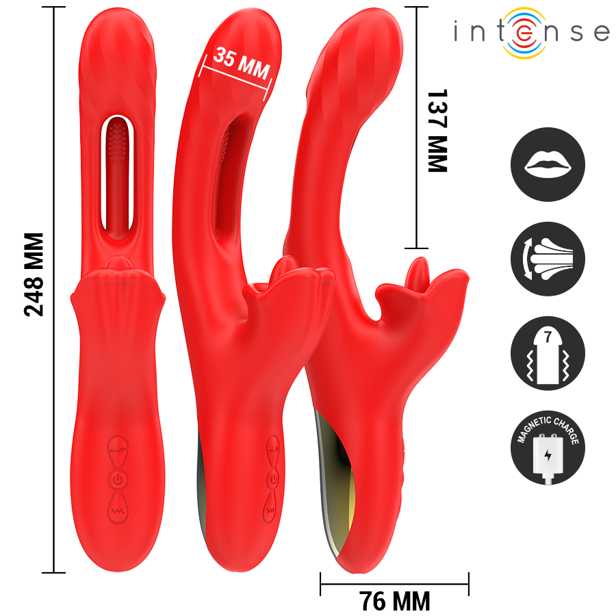 Intense Jessica Multifunktionsvibrator Klitorisstimulation 24,8