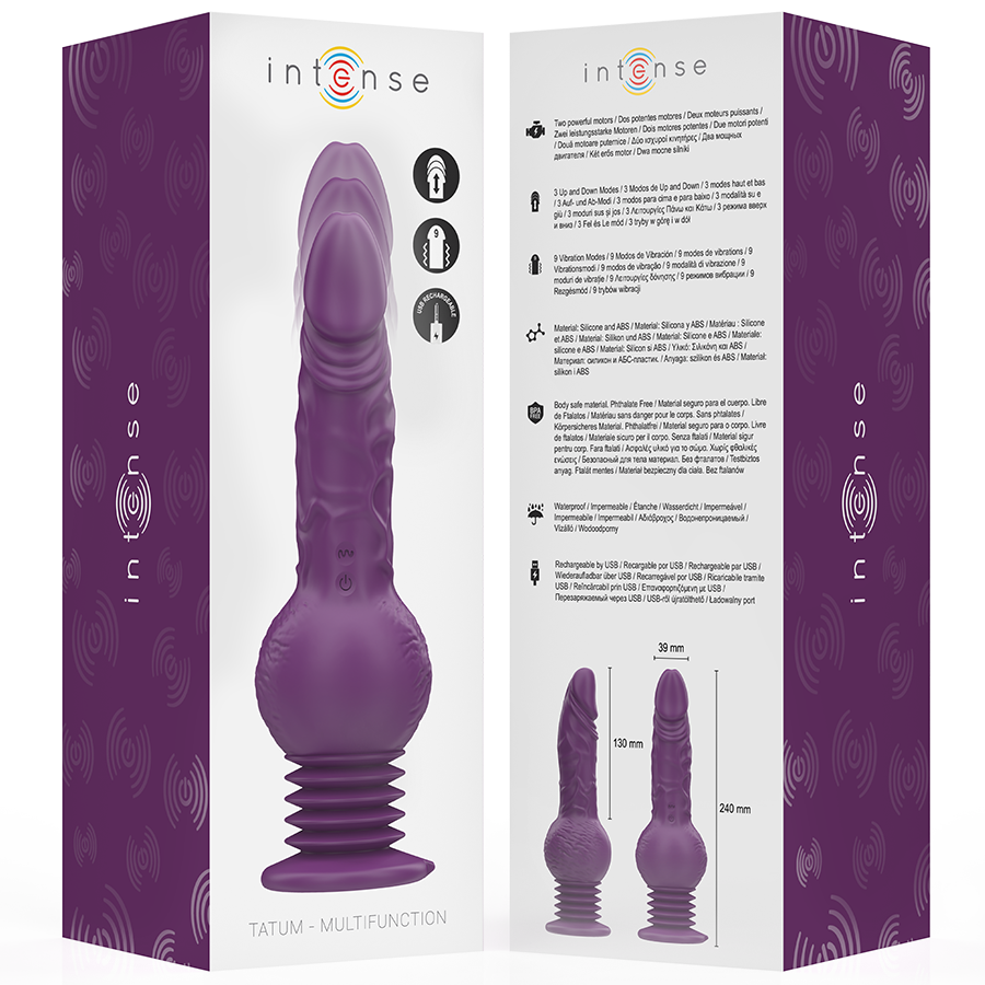 Intense Tatum Multifunktionsvibrator mit Auf- und Abvibration 24