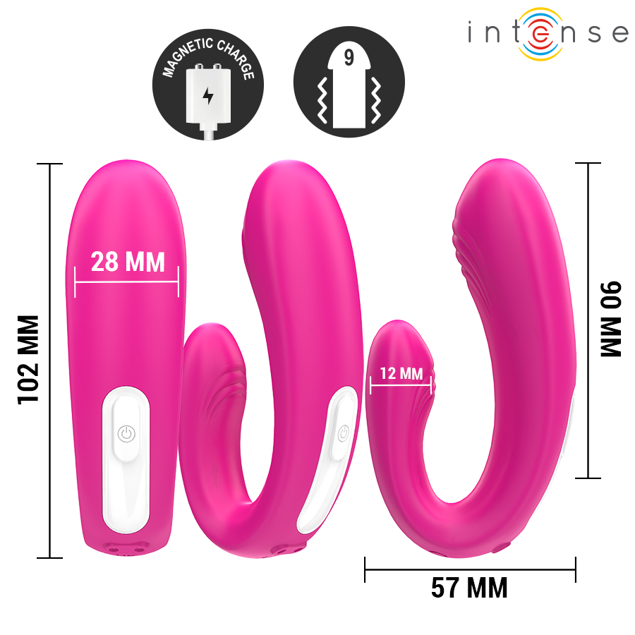 Intense Janet – U-foermiger Doppel-Stimulator & Vibrator