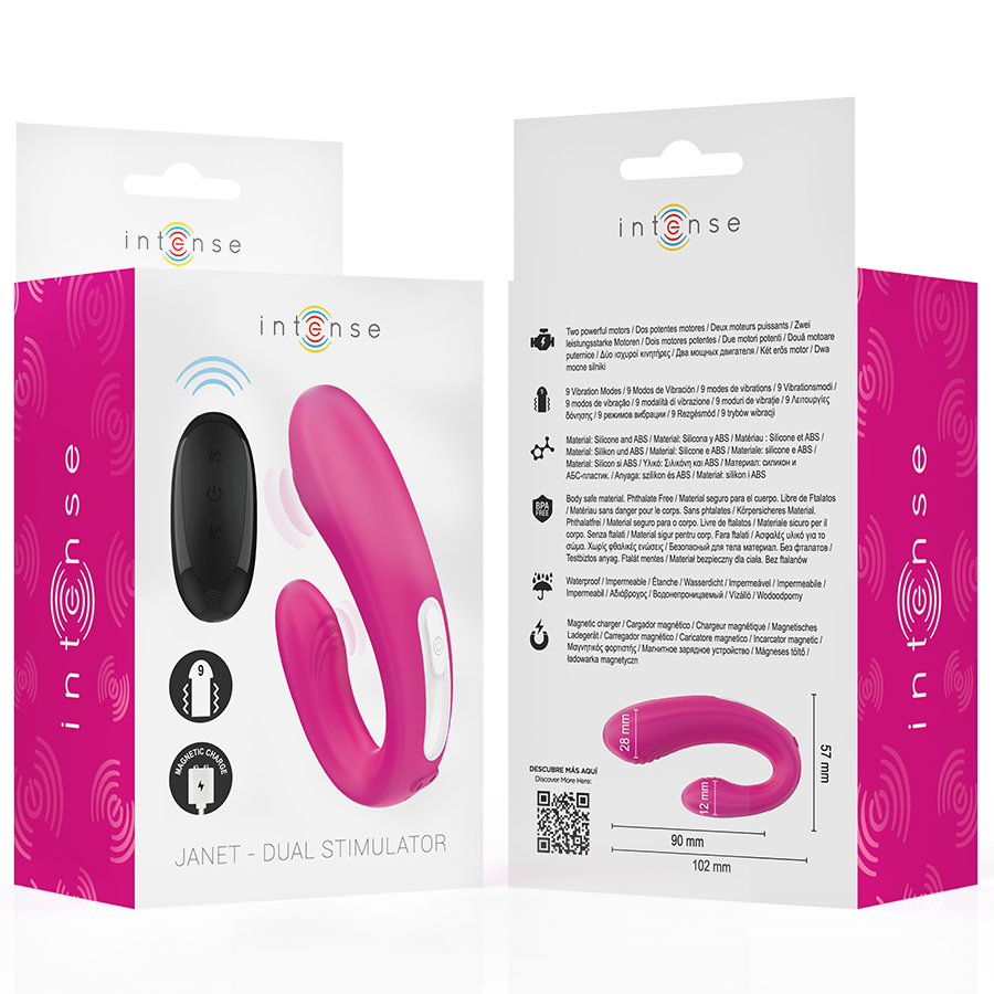 Intense Janet – U-foermiger Doppel-Stimulator & Vibrator