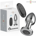 Intense Anal Plug 10 Vibrationen Metall mit Fernbedienung L