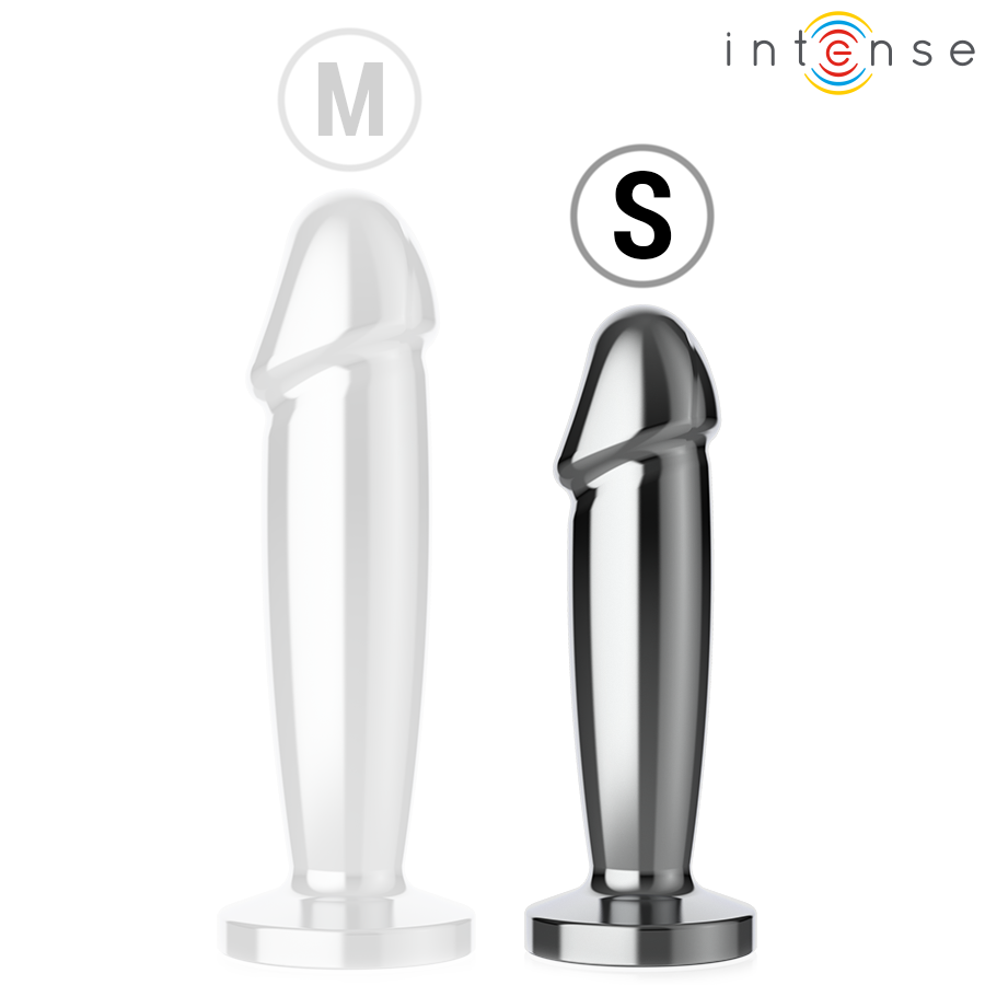 Intense Anal Plug 10 Vibrationen Metalldildo mit Fernbedienung S