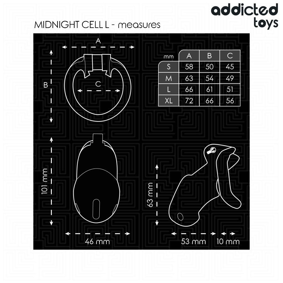 Addicted Mindnight Cell Peniskäfig Grösse L