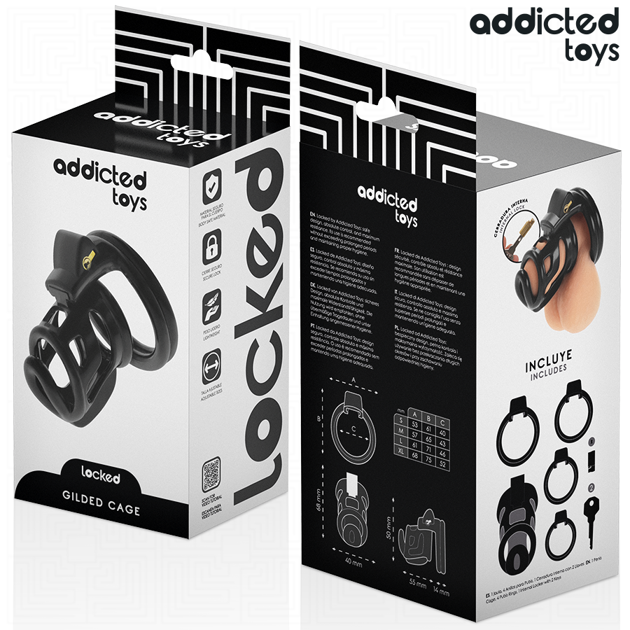 Addicted Gilden Cage Peniskäfig 8,5 cm