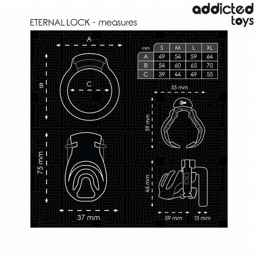 Addicted Eternal Lock Peniskäfig 9 cm