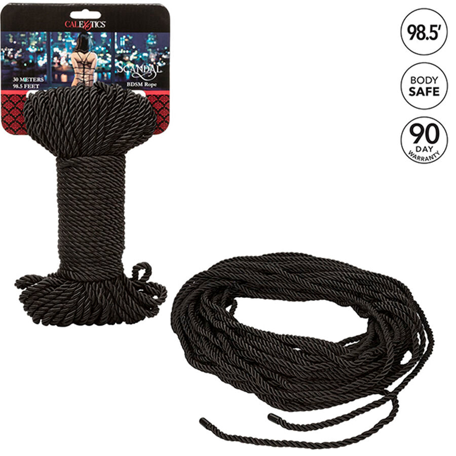 Calexotics Scandal Schwarzes Bdsm-seil 30 M