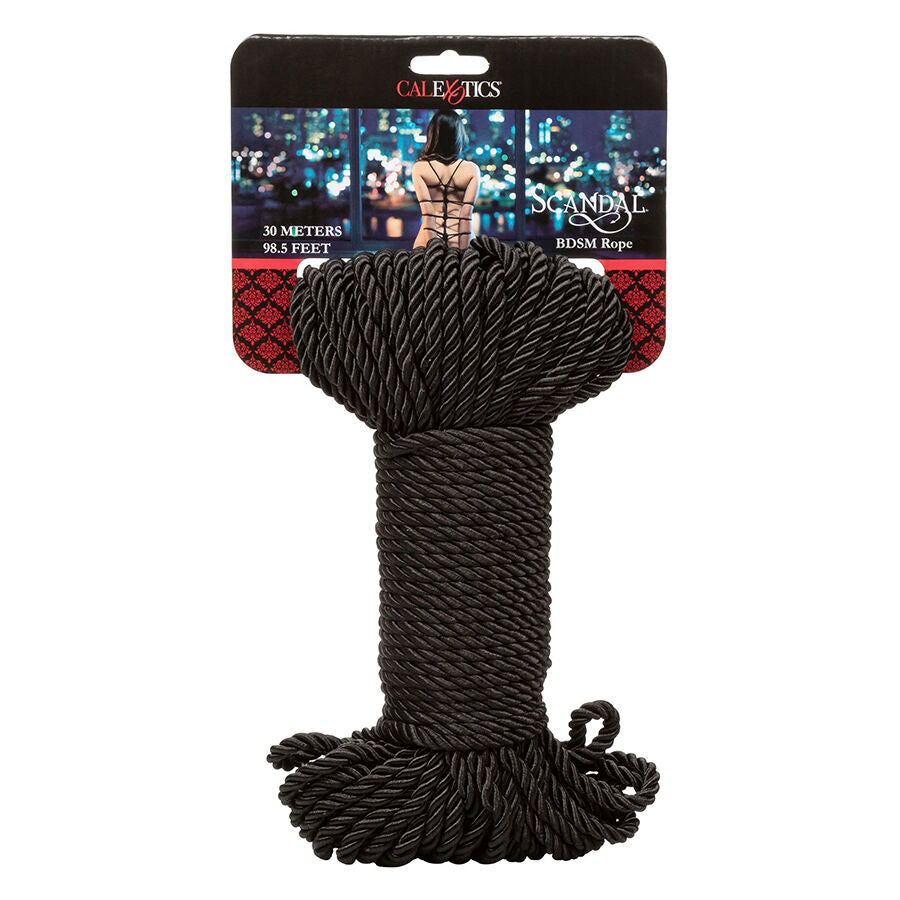 Calexotics Scandal Schwarzes Bdsm-seil 30 M