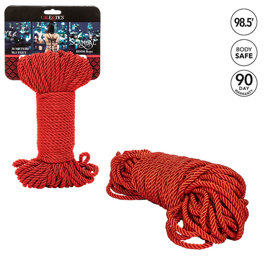 Calexotics Scandal Red Bdsm-seil 30 M