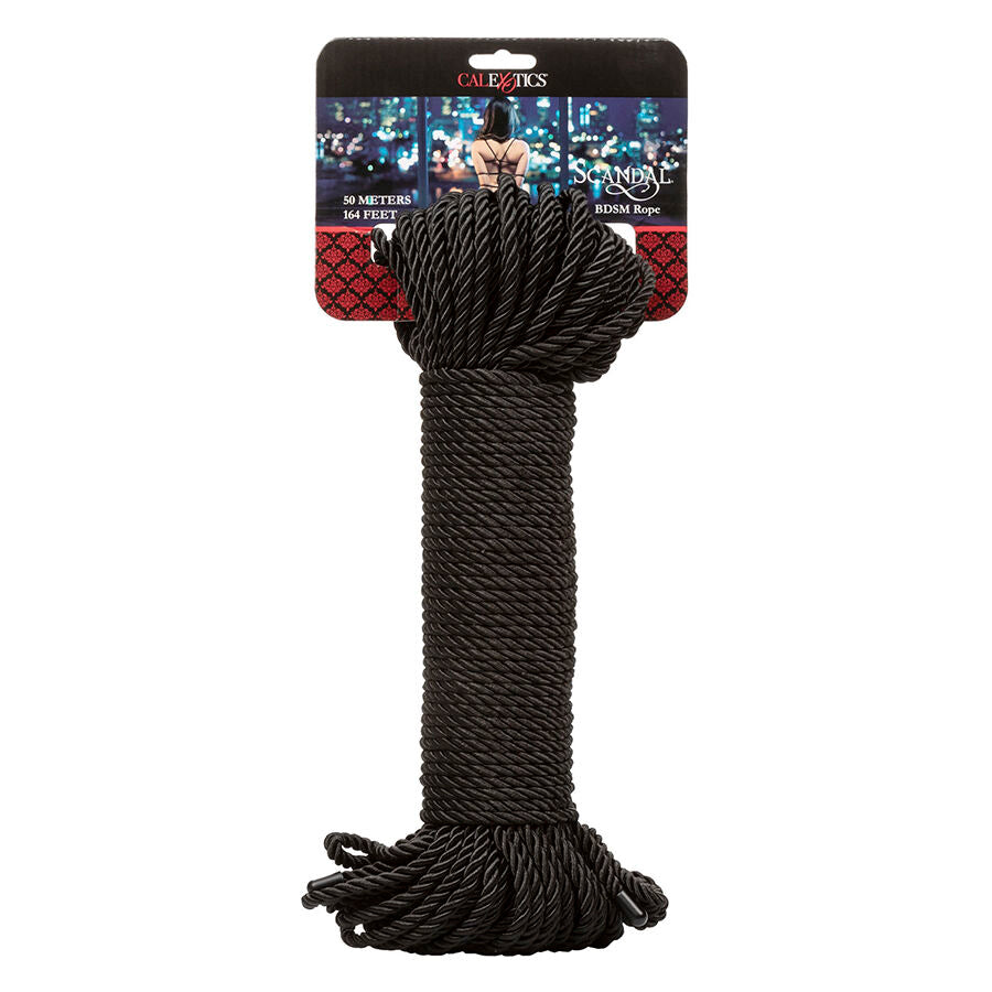 Calexotics Scandal Schwarzes Bdsm-seil 50 M