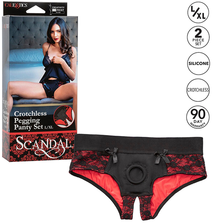 Calexotics Scandal Set aus Schwimmendem Höschen mit Dildo Größe L/XL