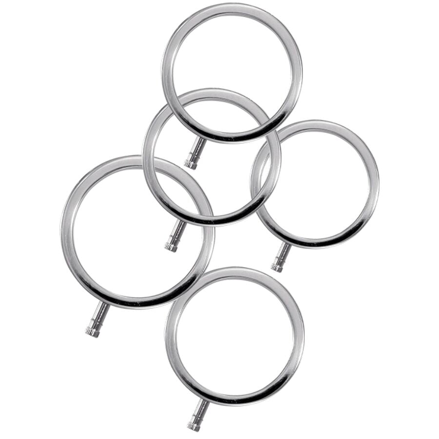ElectraStim ElectraRings – Metall-Penisringe 5er-Pack