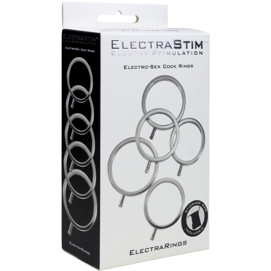 ElectraStim ElectraRings – Metall-Penisringe 5er-Pack