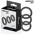 Addicted Set aus Flachen Silikonringen
