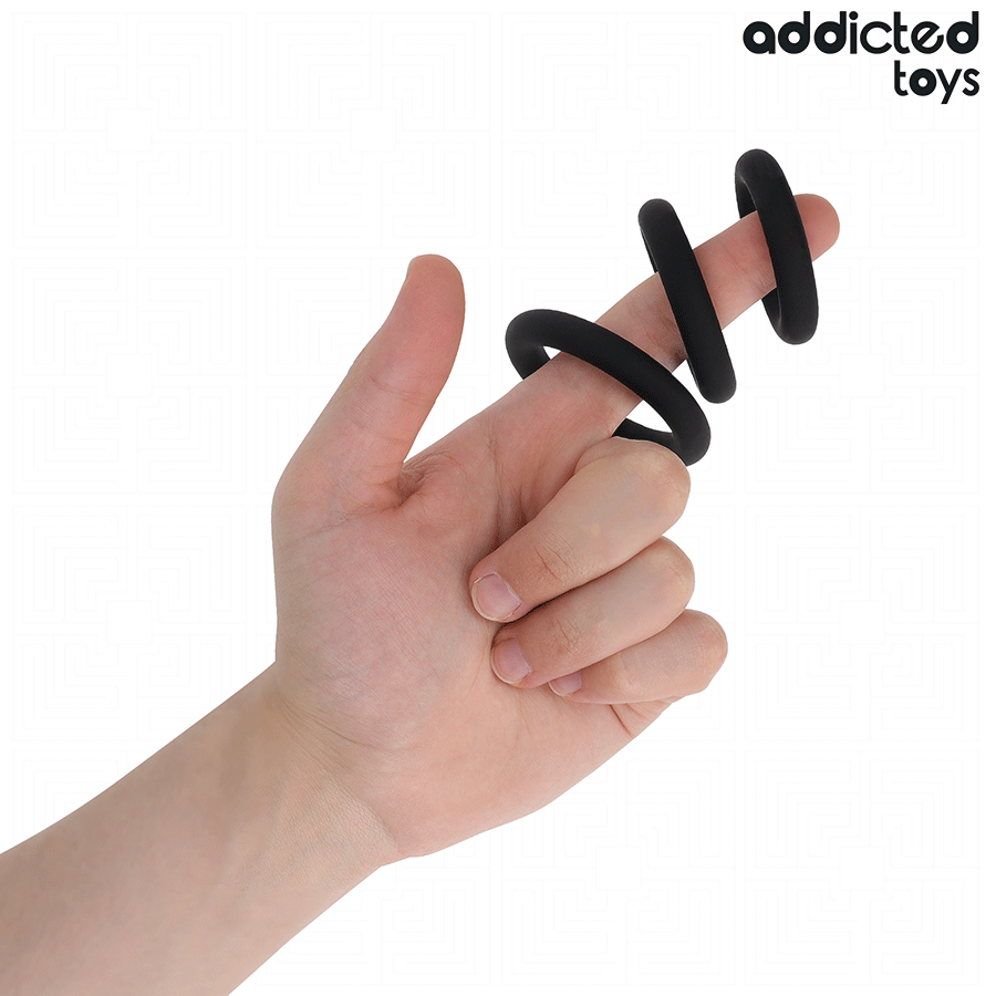 Addicted Set Silikonringe Modell 1