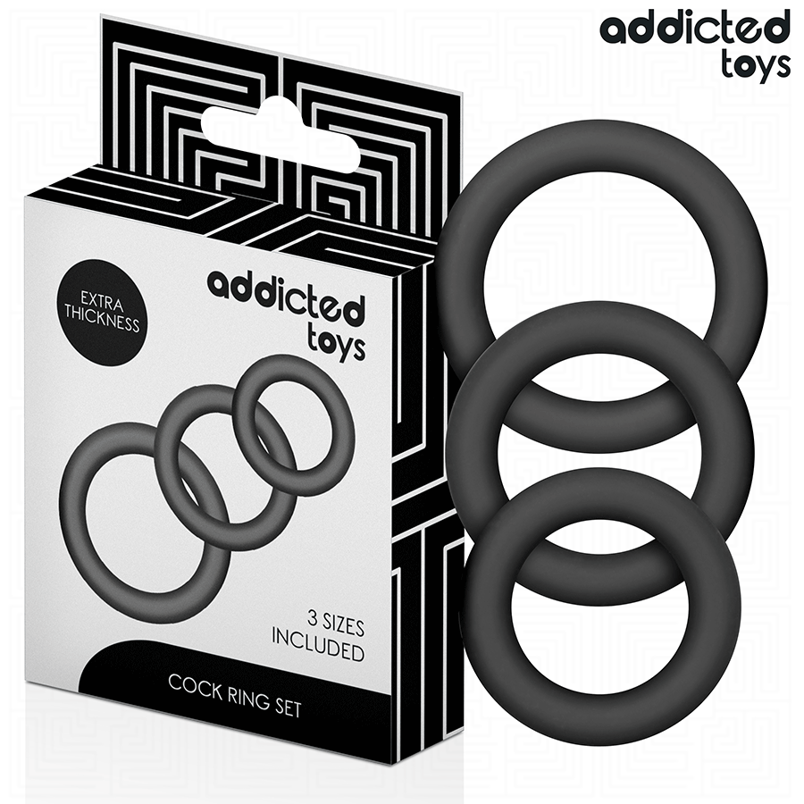 Addicted Set Silikonringe Modell 1