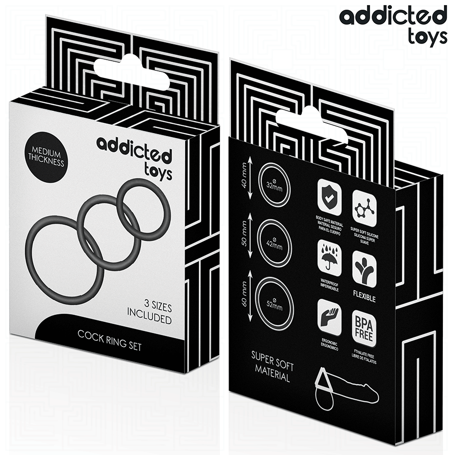 Addicted Set Silikonringe Modell 2
