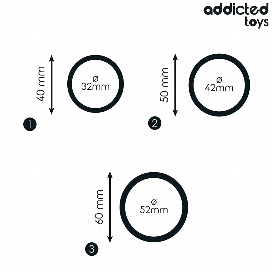 Addicted Set Silikonringe Modell 2