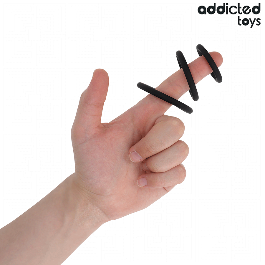 Addicted Set Silikonringe Modell 2