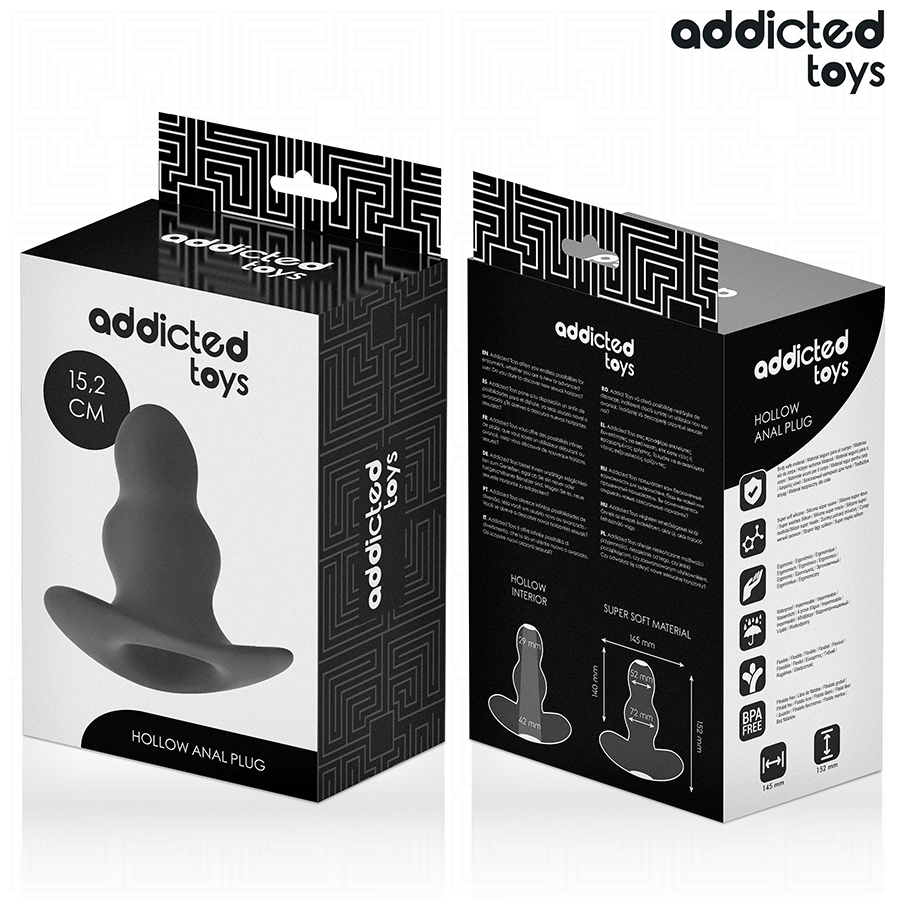 Addicted Hohl Anal Plug Grösse Xxl 15,2 cm