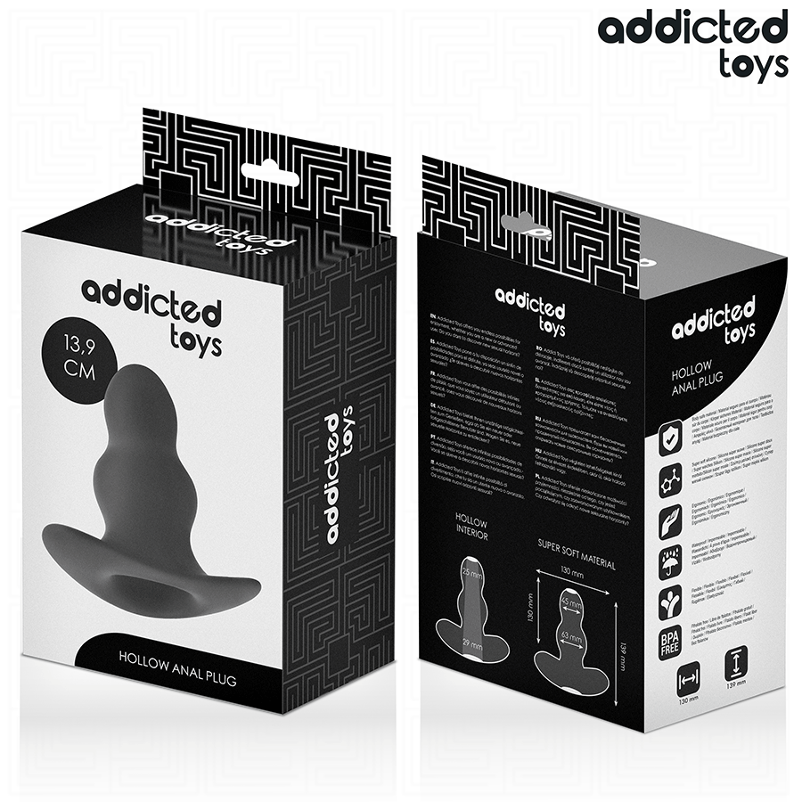 Addicted Hohl Anal Plug Grösse Xl 13,9 cm