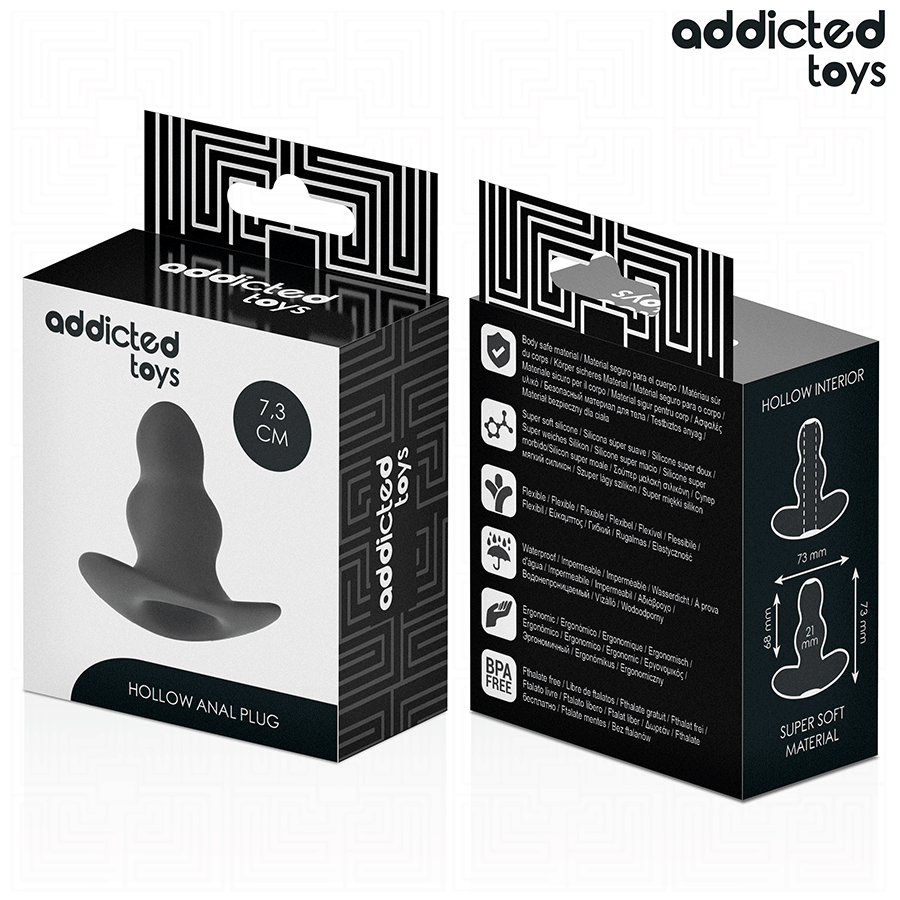 Addicted Hohl Analplug Grösse S 7,3 cm