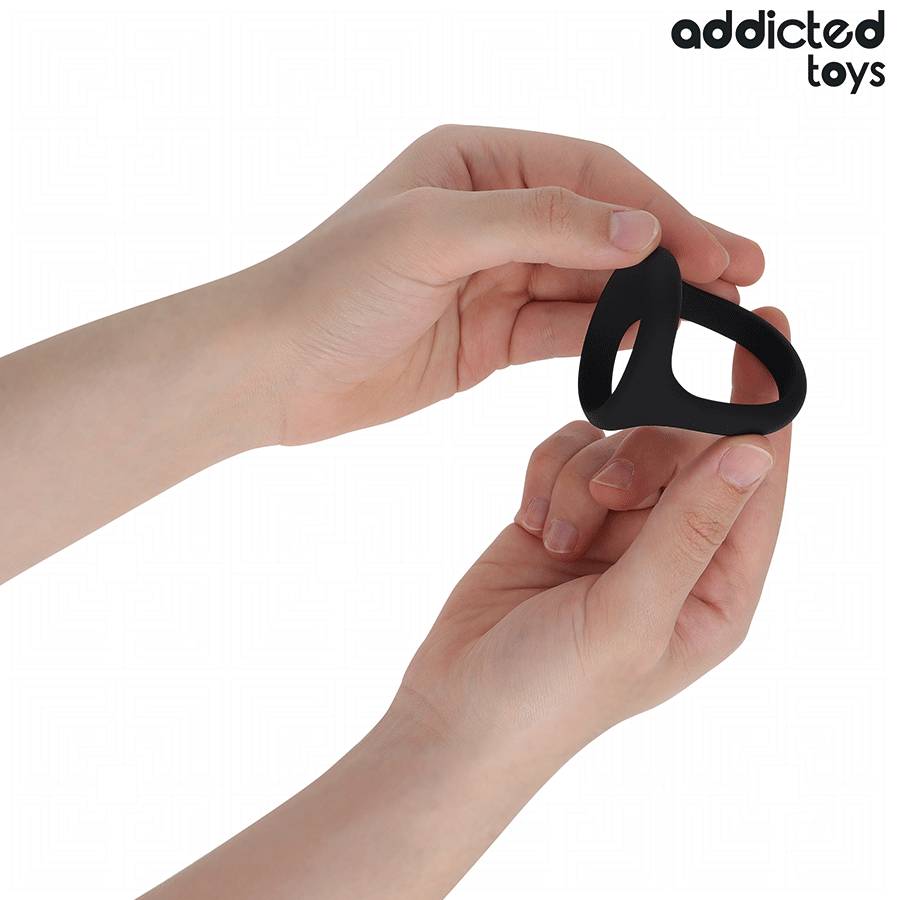 Addicted Toys Dreifach-Penisring – dick, leistungsstark