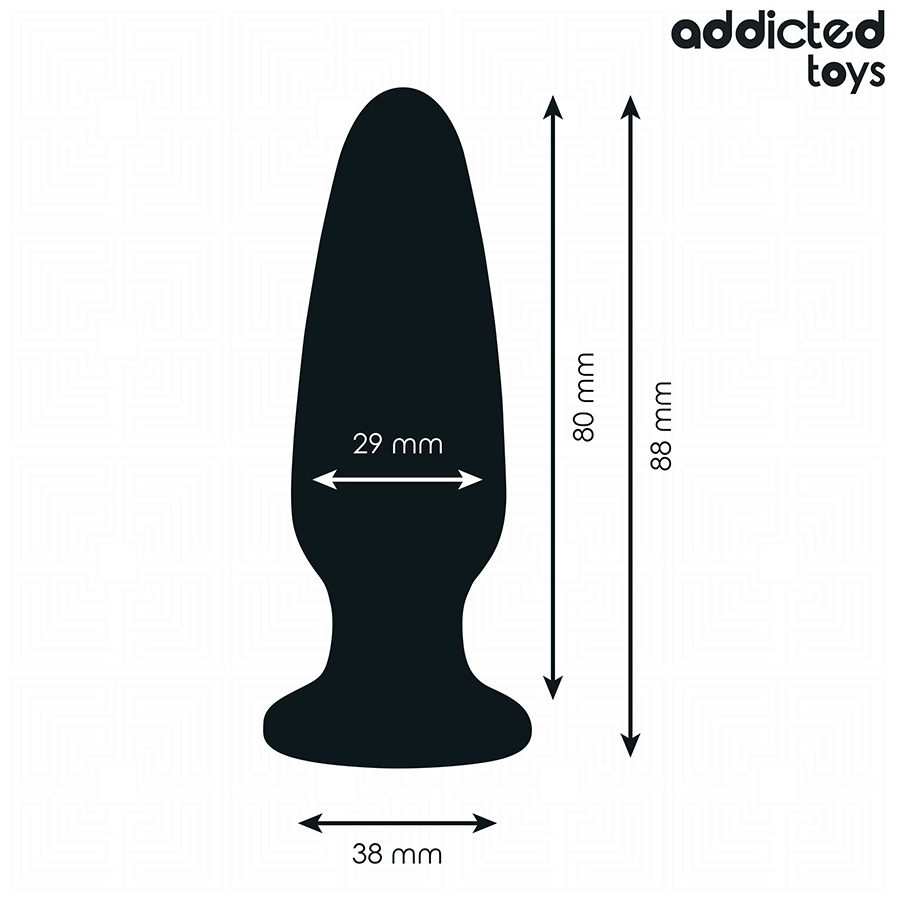 Addicted Anal Plug mit Juwel Grösse S 8,8 cm