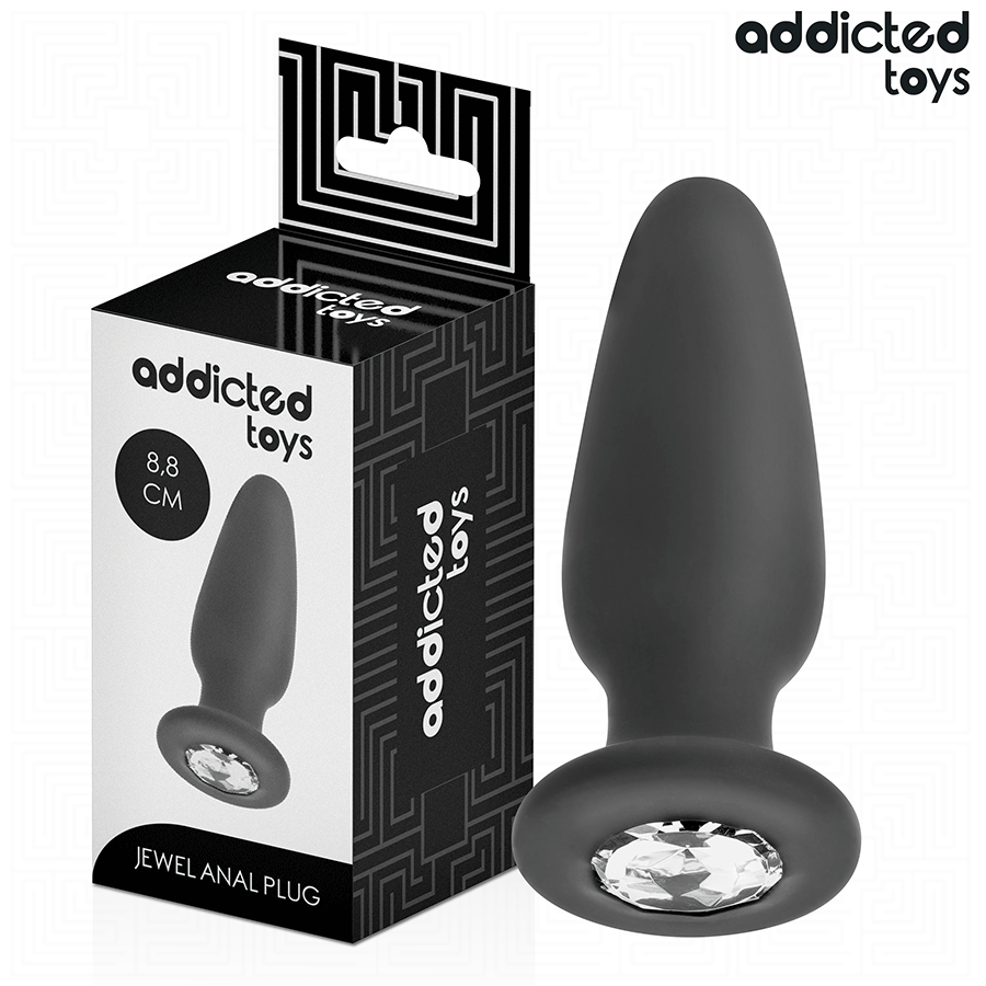 Addicted Anal Plug mit Juwel Grösse S 8,8 cm