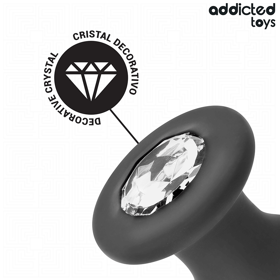 Addicted Anal Plug mit Juwel Grösse S 8,8 cm