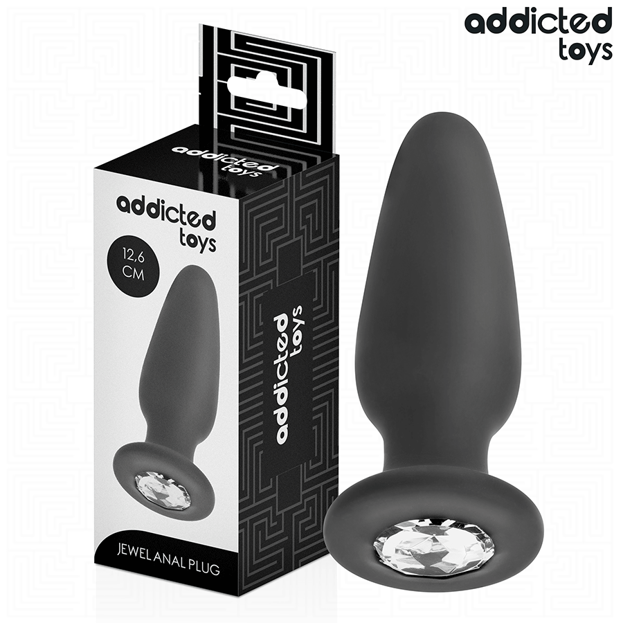 Addicted Anal Plug mit Juwel Grösse L 12,6 cm