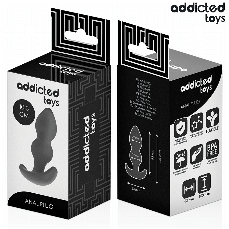 Addicted Analstecker Grösse S 10,3 cm