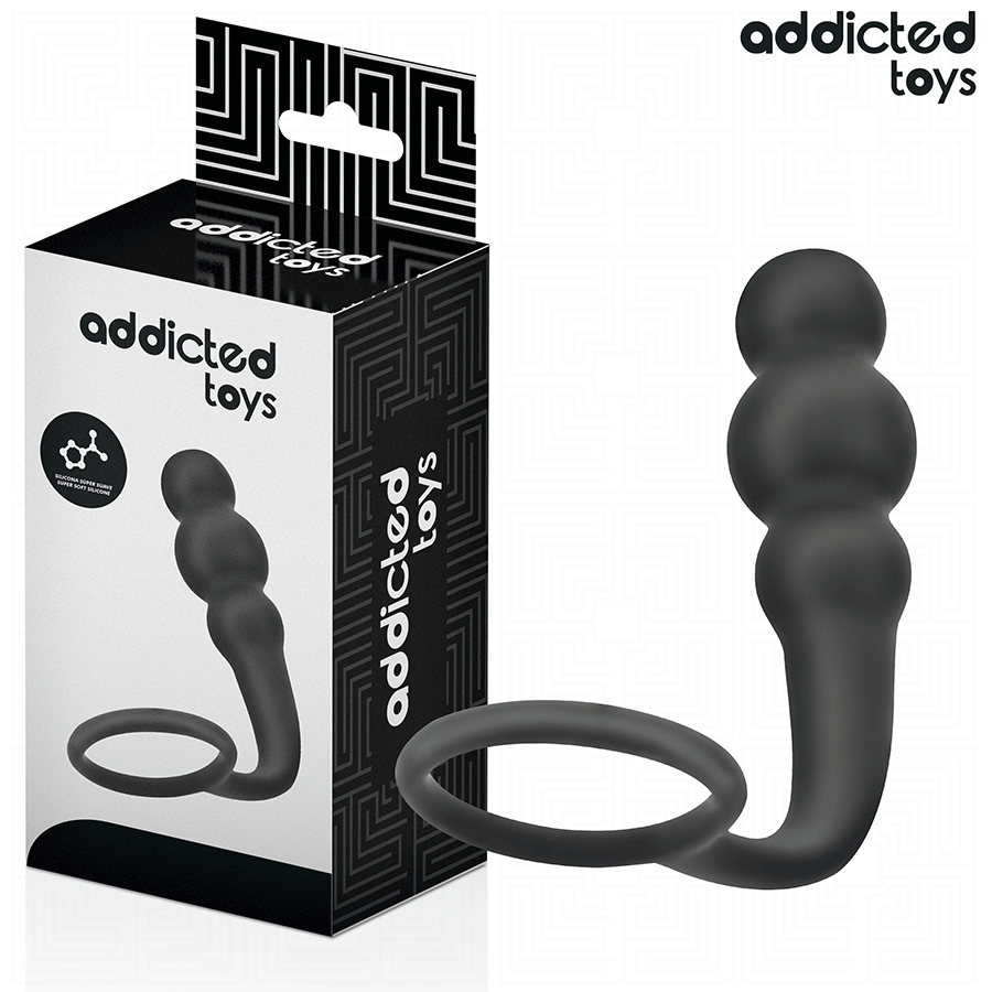 Addicted Analplug mit Ring Modell 1