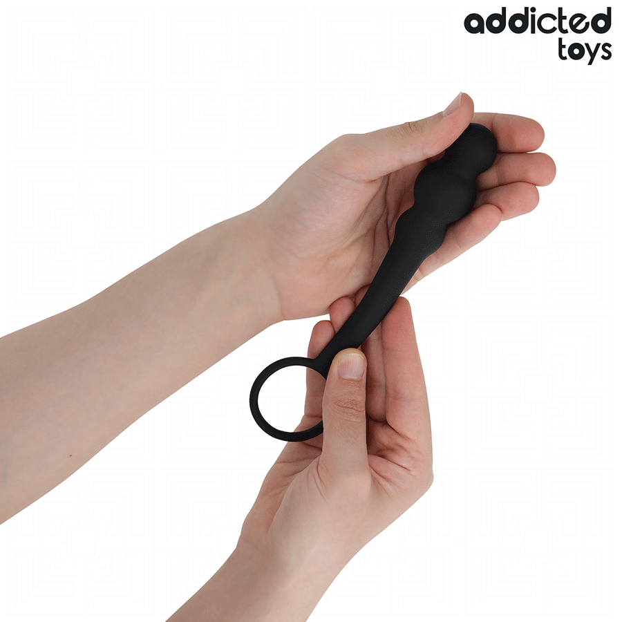 Addicted Analplug mit Ring Modell 1