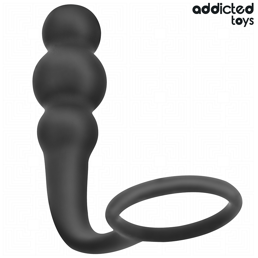 Addicted Analplug mit Ring Modell 1