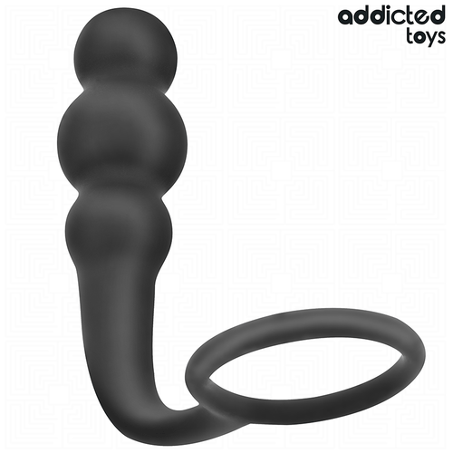 Addicted Analplug mit Ring Modell 1