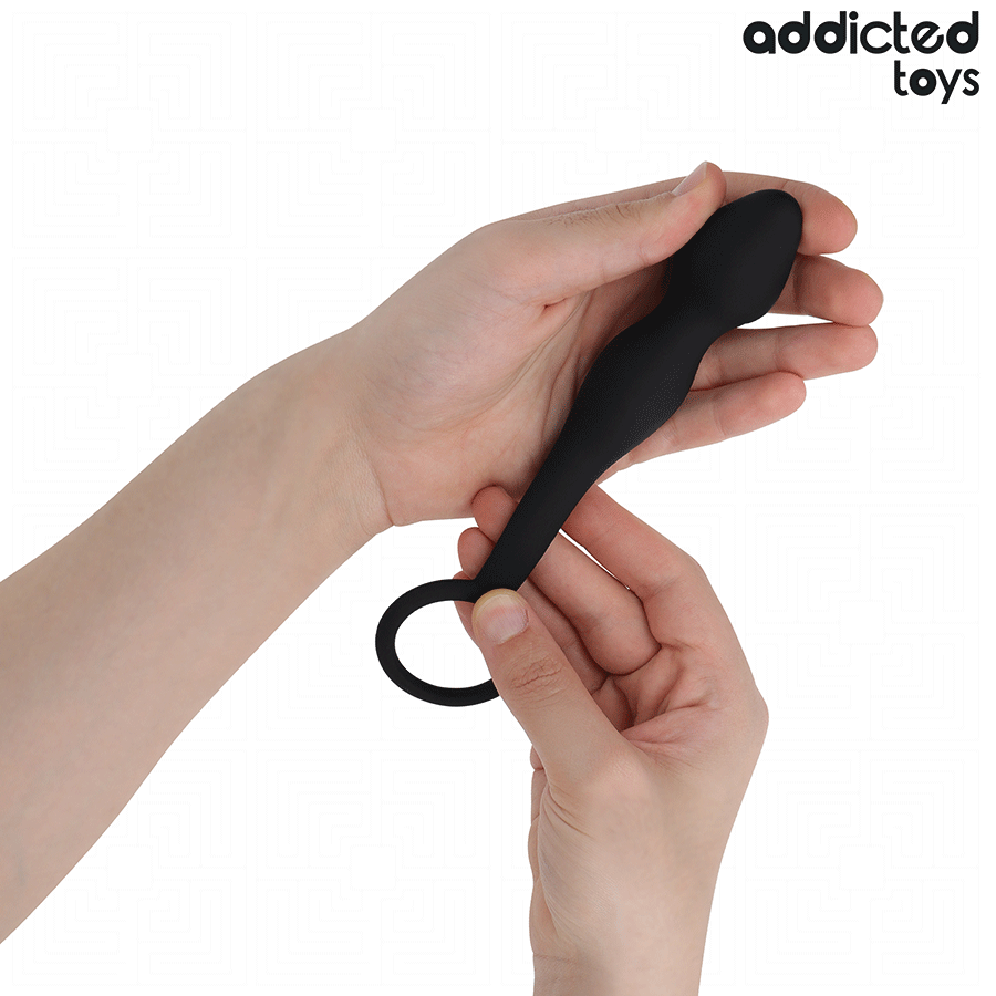 Addicted Analplug mit Ring Modell 2