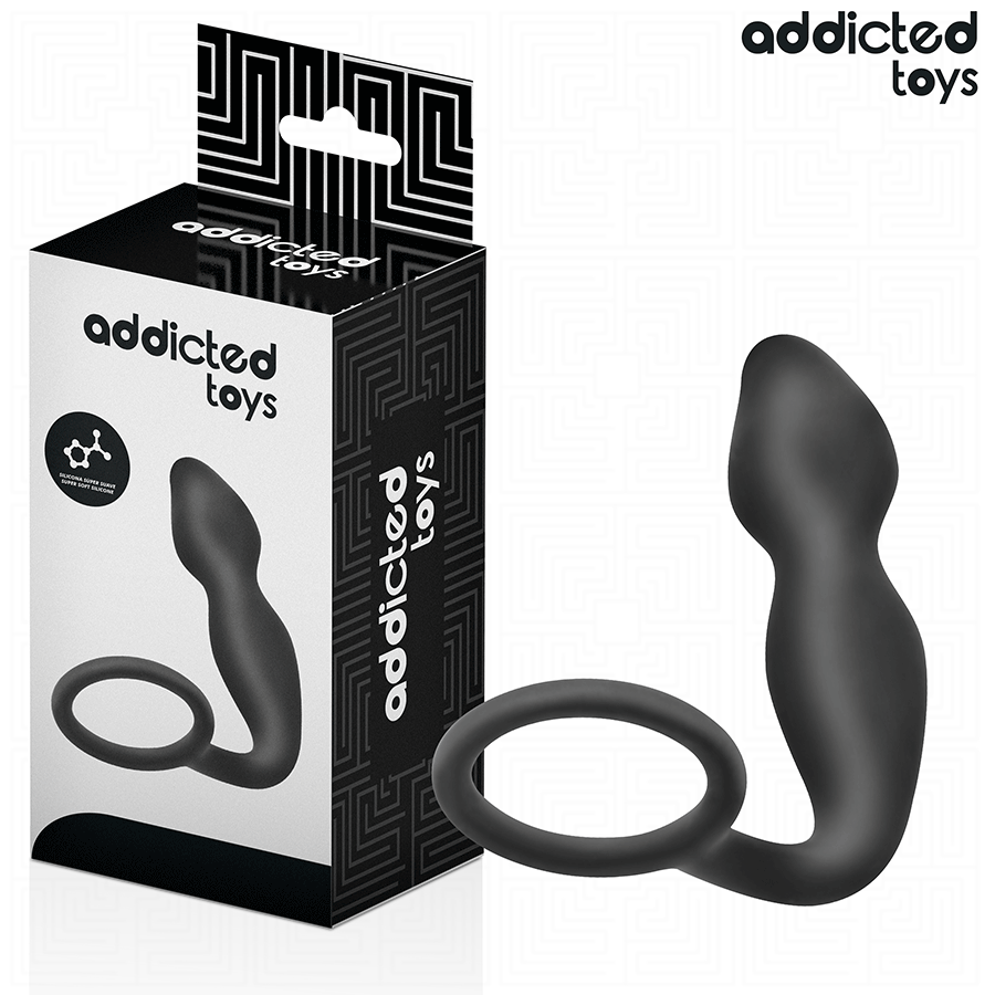Addicted Analplug mit Ring Modell 2