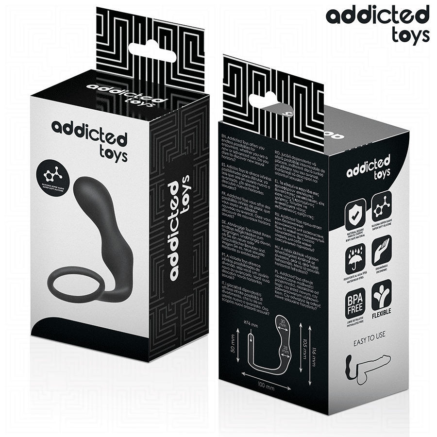 Addicted Analplug mit Ring Modell 3