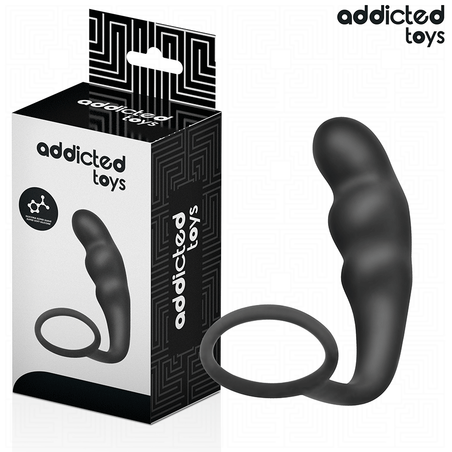 Addicted Analplug mit Ring Modell 4