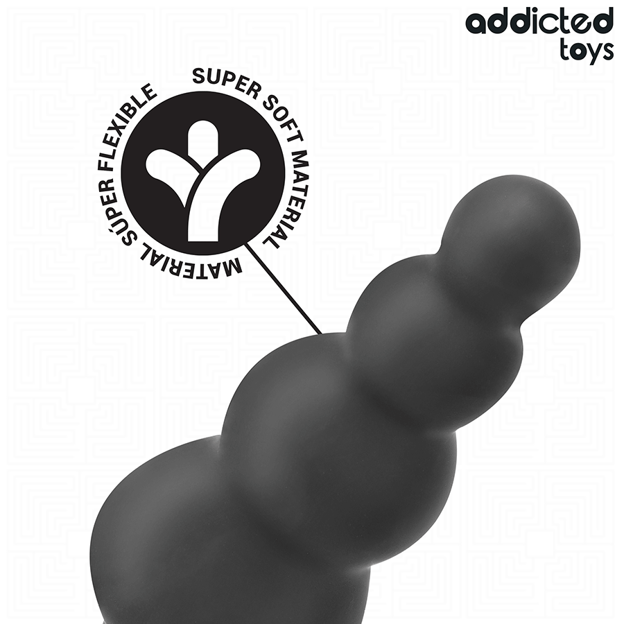 Addicted Analplug mit Ring Modell 5