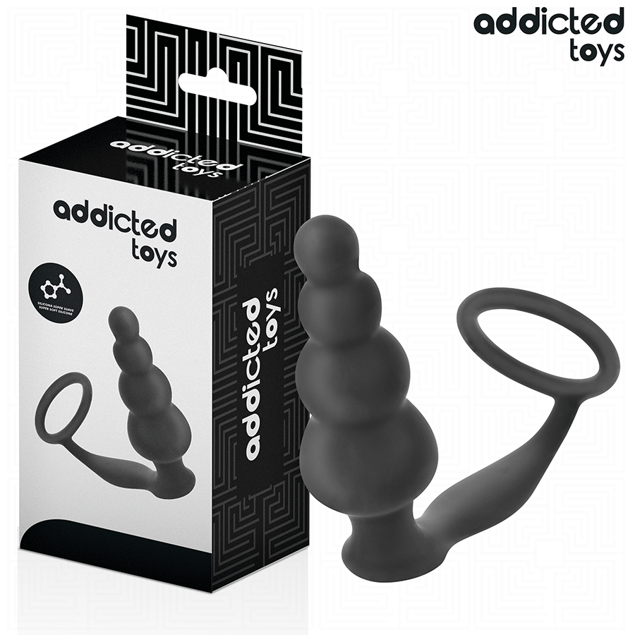 Addicted Analplug mit Ring Modell 5