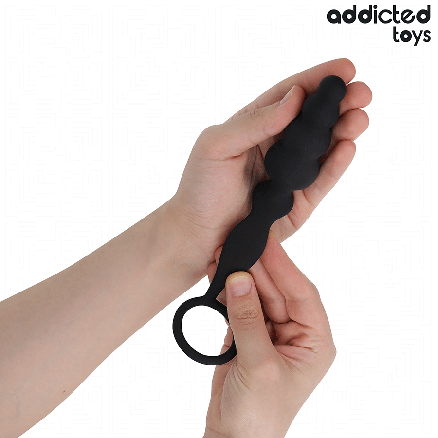 Addicted Analplug mit Ring Modell 5