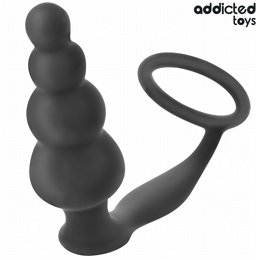 Addicted Analplug mit Ring Modell 5