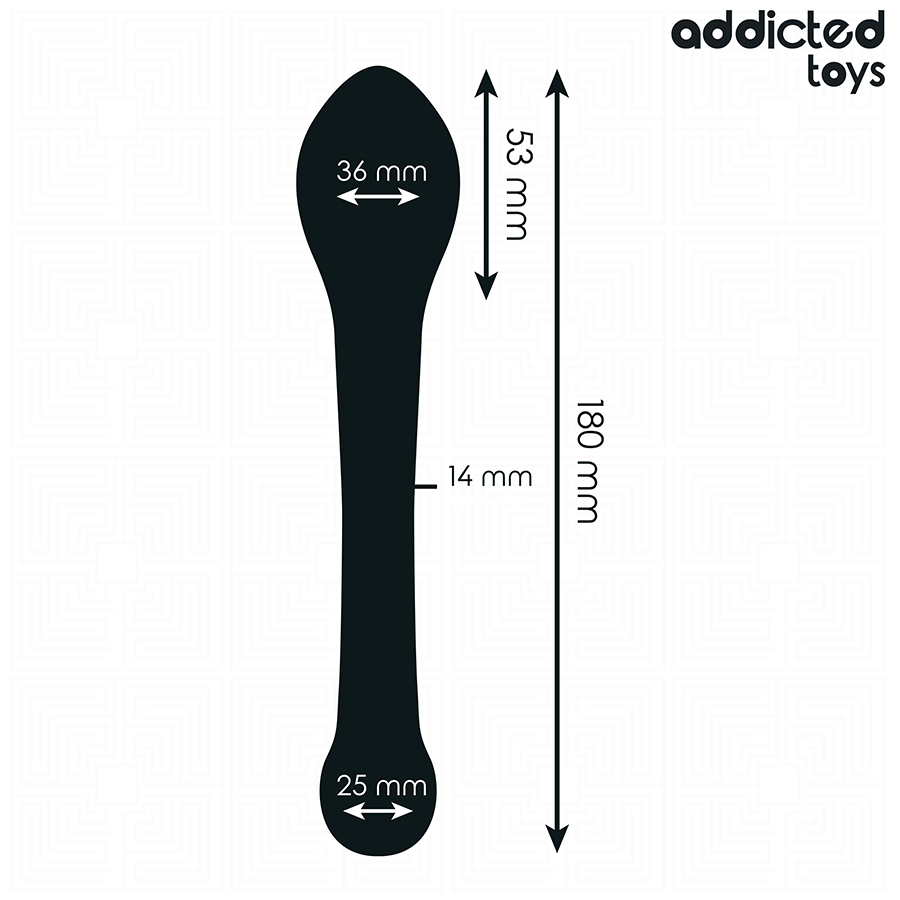 Addicted Toys Analstimulator 18 cm – Silikon, progressiv