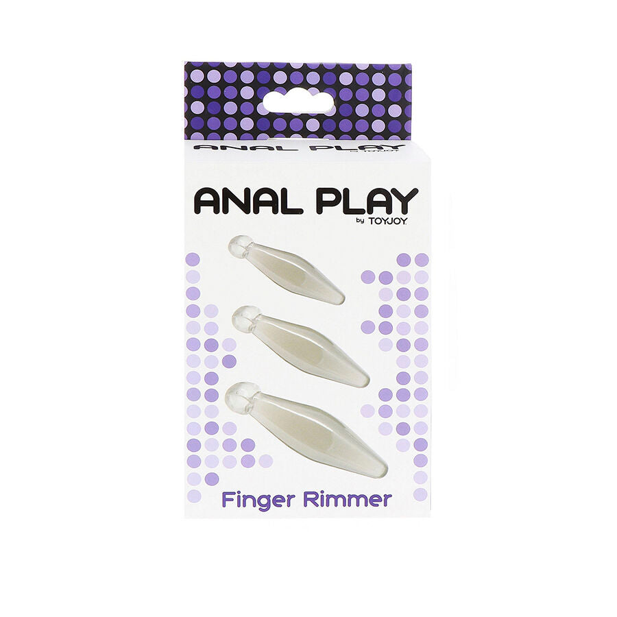 ToyJoy Anal Play Finger Rimmer – 3 Stueck, Transparent