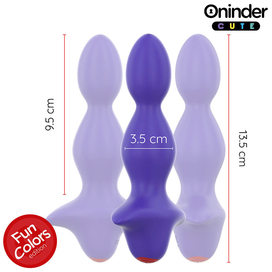 Oninder Love Butt Vibrierender Analplug-dilatator - Kostenlose
