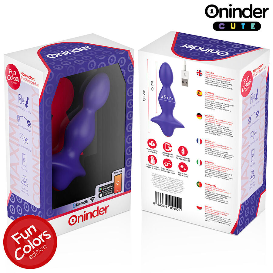Oninder Love Butt Vibrierender Analplug-dilatator - Kostenlose