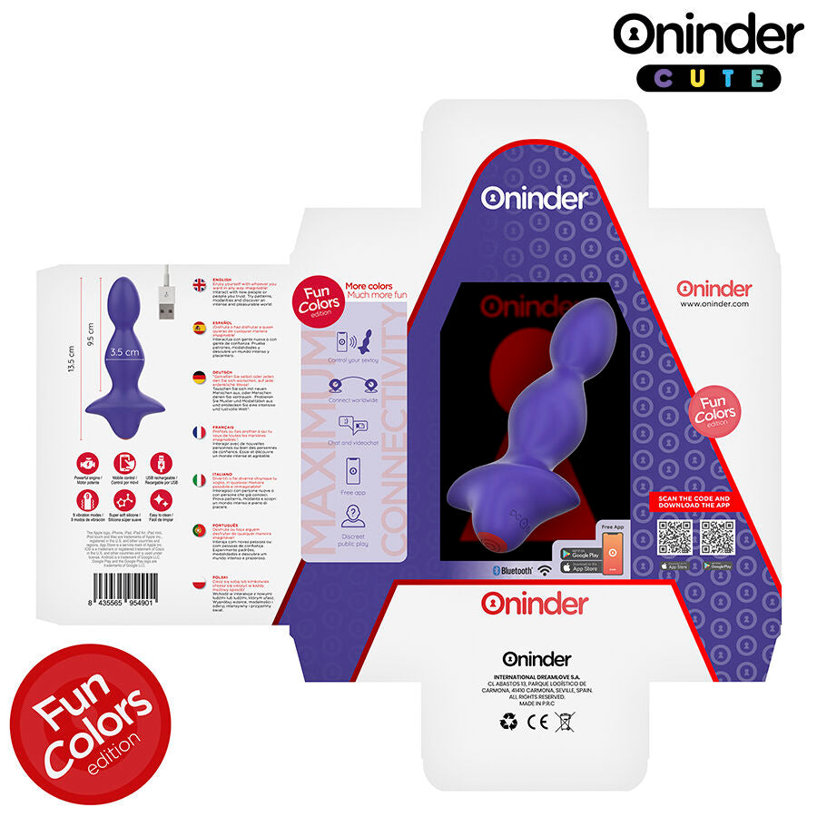 Oninder Love Butt Vibrierender Analplug-dilatator - Kostenlose