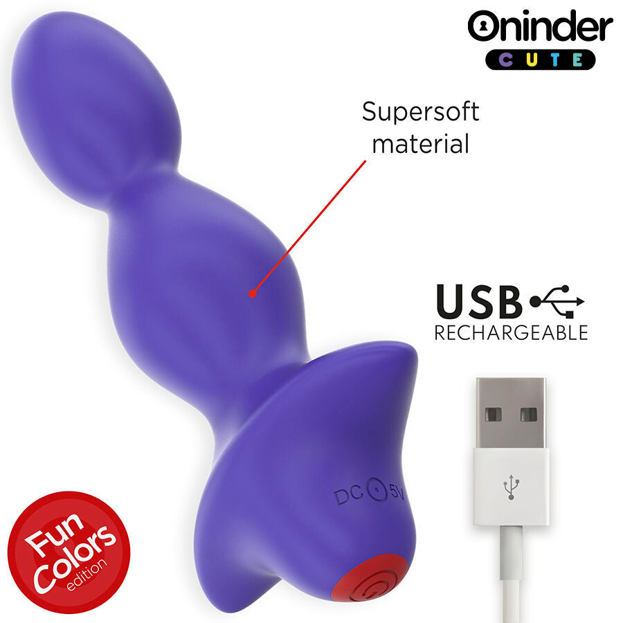 Oninder Love Butt Vibrierender Analplug-dilatator - Kostenlose
